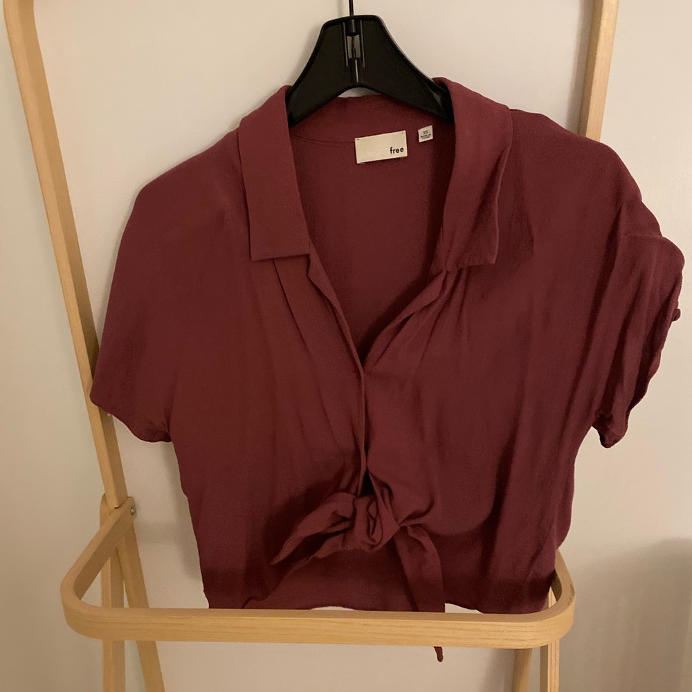 Wilfred Free Top In Raspberry Grape Color - image 1